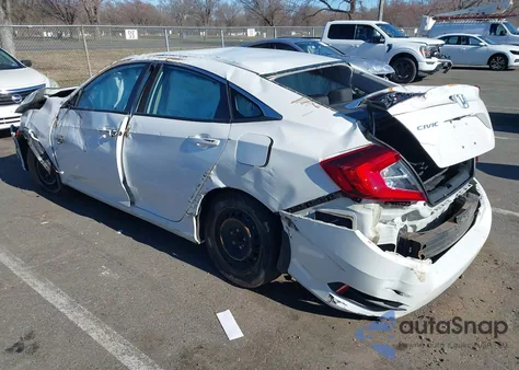 2019 Honda Civic Lx из США, поврежденный, VIN 2HGFC2F67KH572191